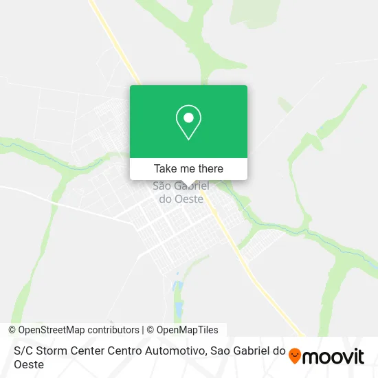 S / C Storm Center Centro Automotivo map