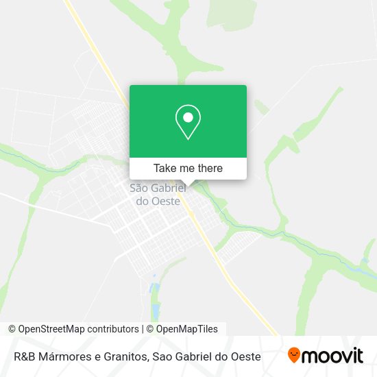 R&B Mármores e Granitos map