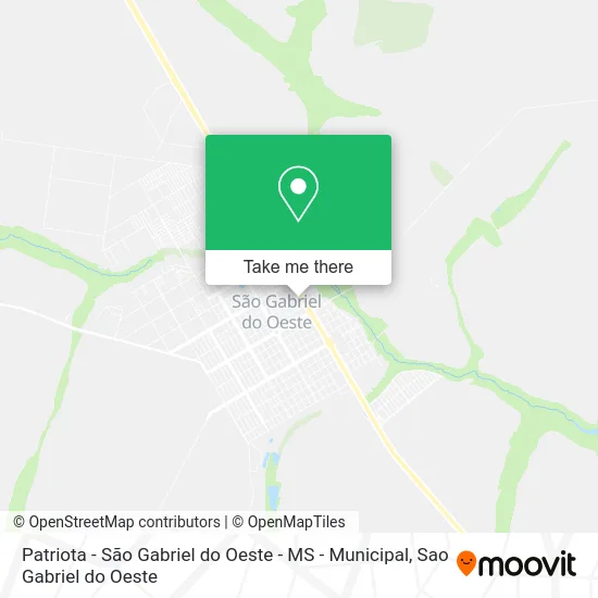 Patriota - São Gabriel do Oeste - MS - Municipal map