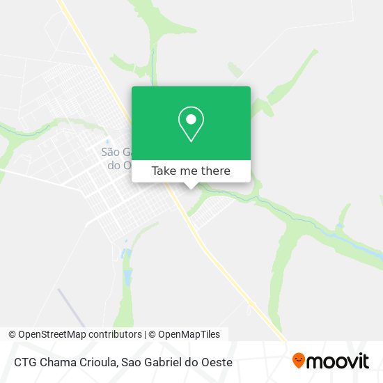 CTG Chama Crioula map