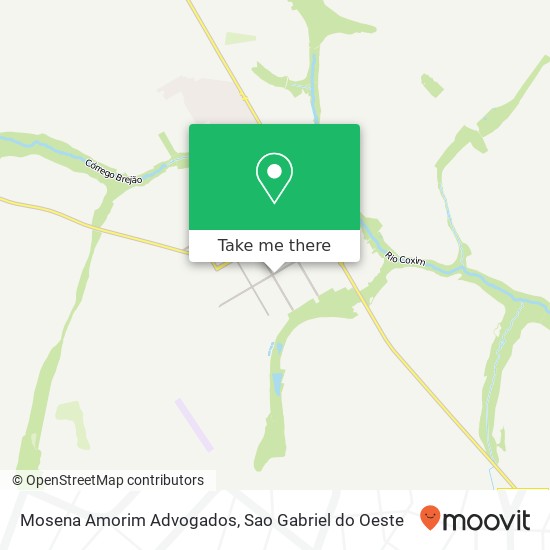 Mosena Amorim Advogados map