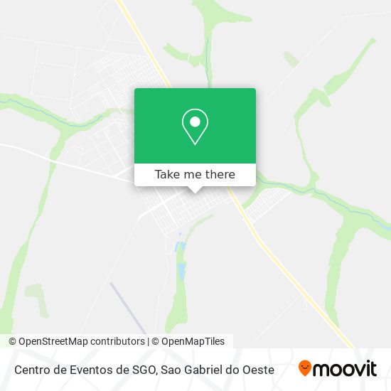 Centro de Eventos de SGO map