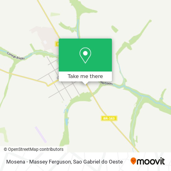 Mapa Mosena - Massey Ferguson