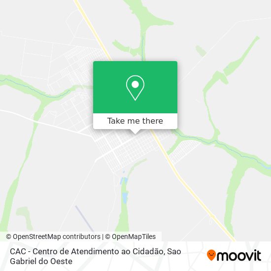 CAC - Centro de Atendimento ao Cidadão map