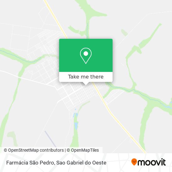 Mapa Farmácia São Pedro