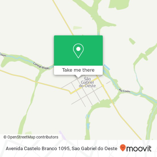 Avenida Castelo Branco 1095 map