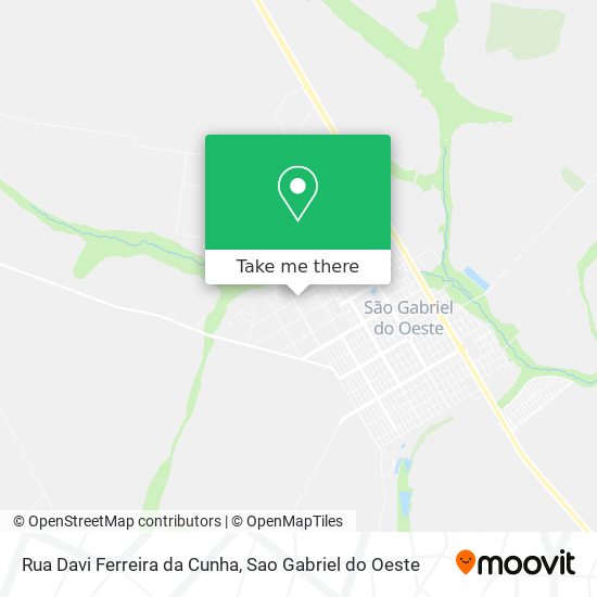 Mapa Rua Davi Ferreira da Cunha