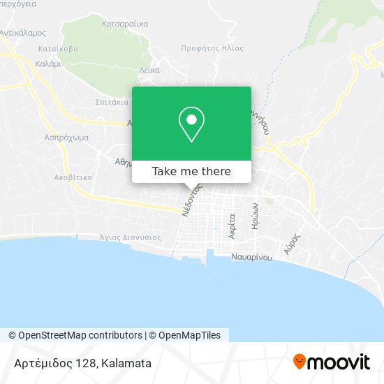 Αρτέμιδος 128 map