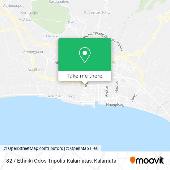 82 / Ethniki Odos Tripolis-Kalamatas map