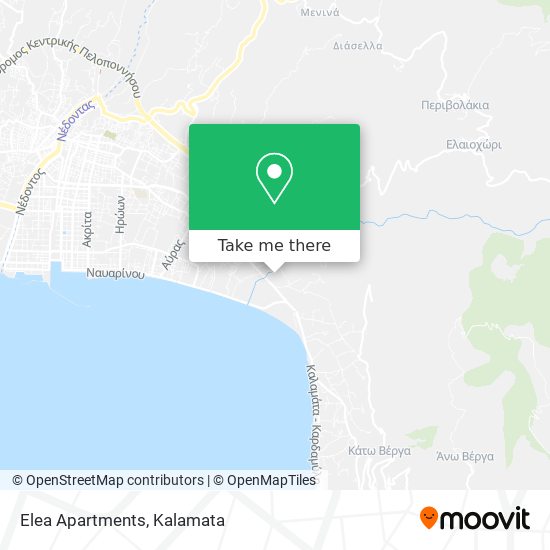 Elea Apartments map