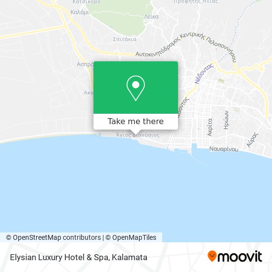 Elysian Luxury Hotel & Spa map