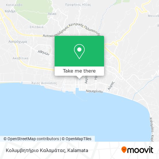 Κολυμβητήριο Καλαμάτας map