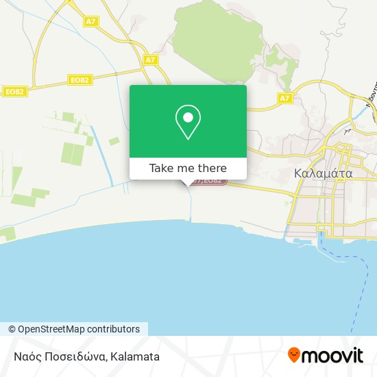 Ναός Ποσειδώνα map