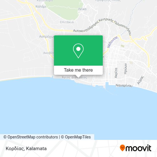 Κορδίας map
