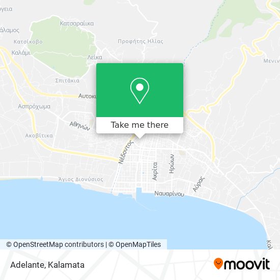 Adelante map