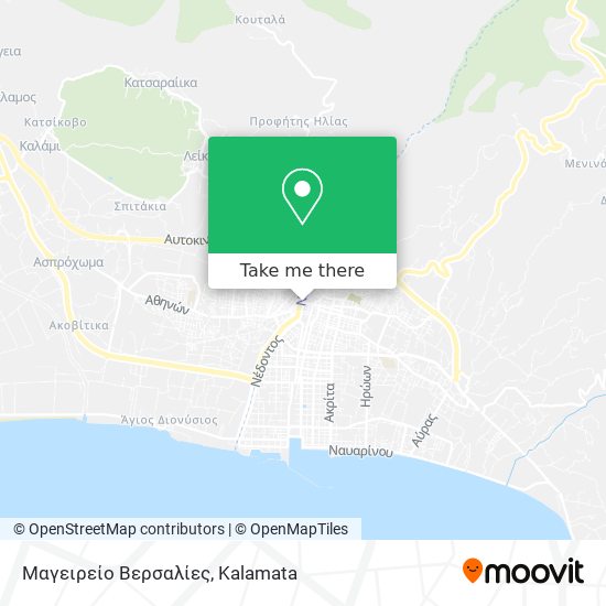 Μαγειρείο Βερσαλίες map