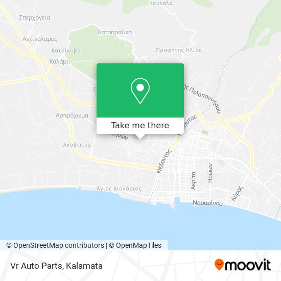 Vr Auto Parts map
