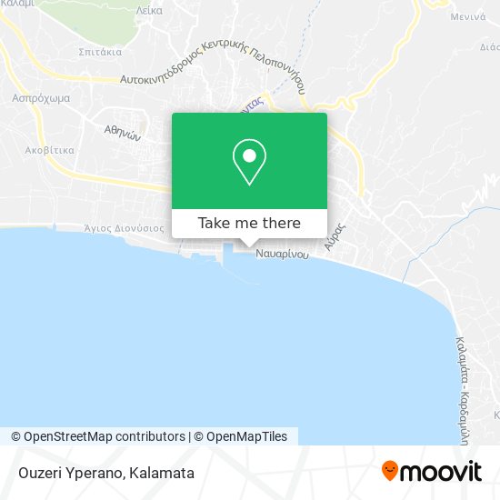 Ouzeri Yperano map