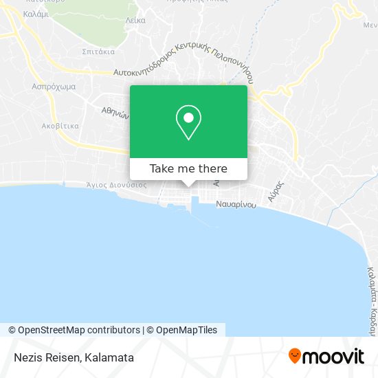Nezis Reisen map