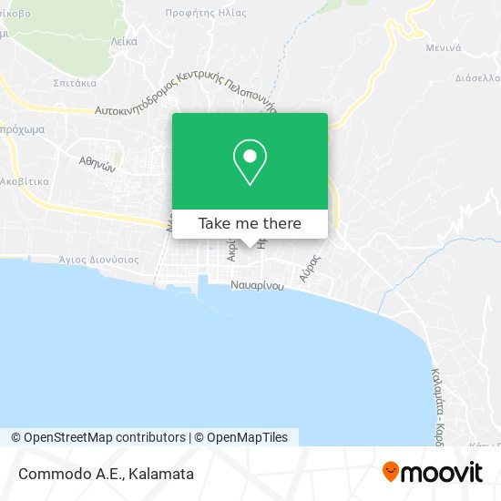 Commodo A.E. map