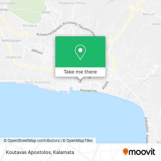 Koutavas Apostolos map