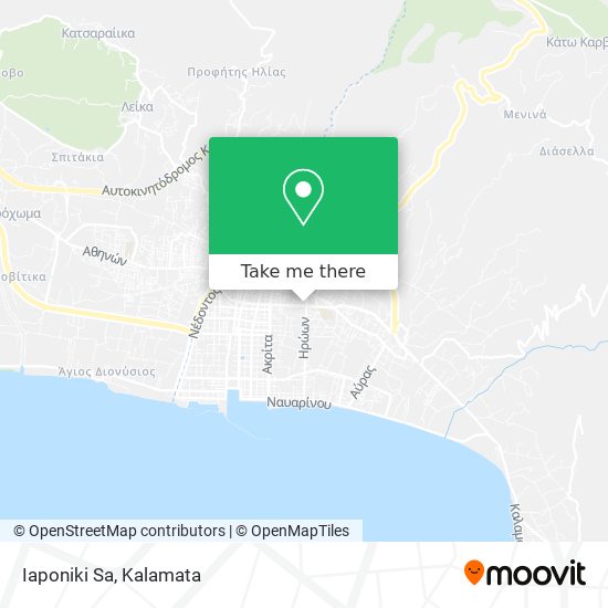 Iaponiki Sa map