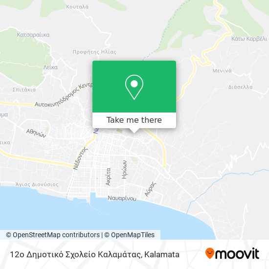 12ο Δημοτικό Σχολείο Καλαμάτας map