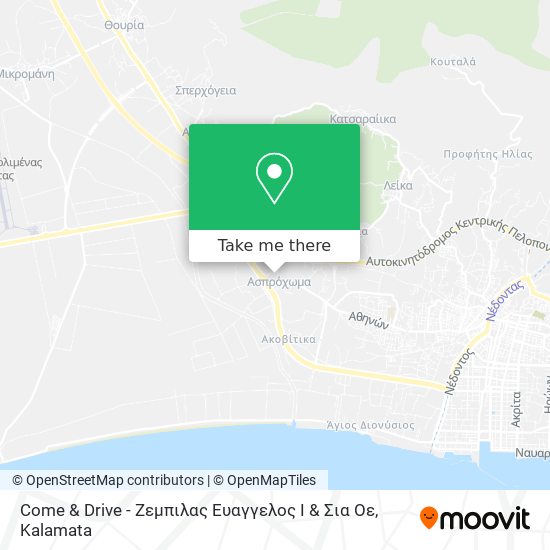 Come & Drive - Ζεμπιλας Ευαγγελος Ι & Σια Οε map