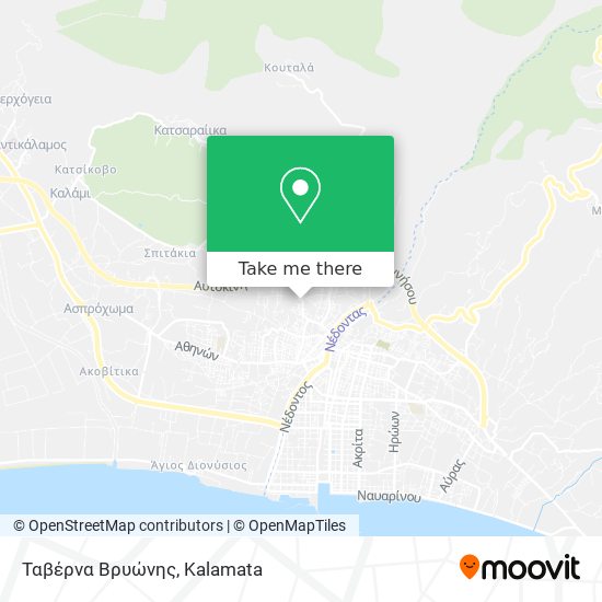 Ταβέρνα Βρυώνης map
