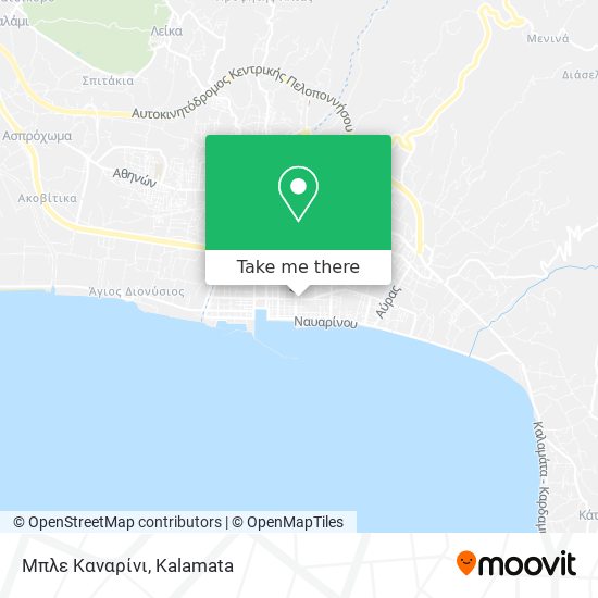 Μπλε Καναρίνι map