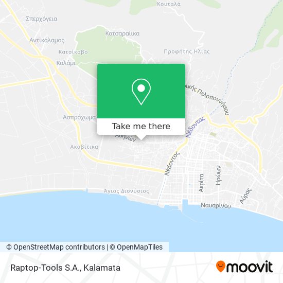 Raptop-Tools S.A. map