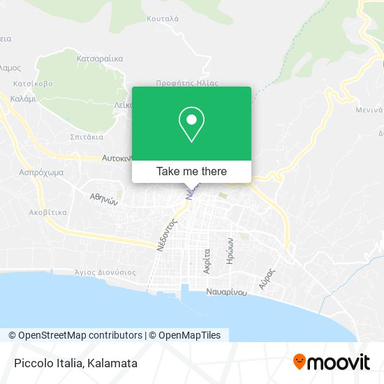 Piccolo Italia map