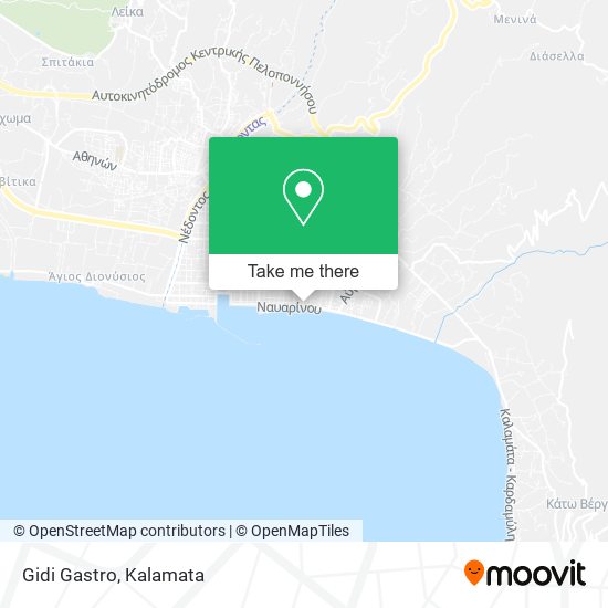 Gidi Gastro map