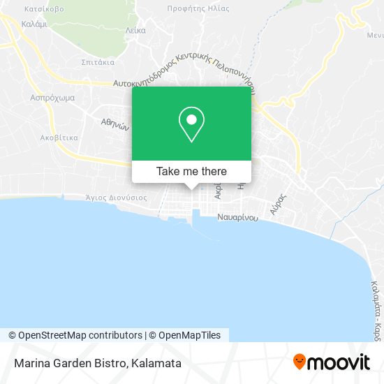 Marina Garden Bistro map