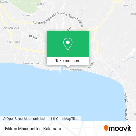 Filikon Maisonettes map