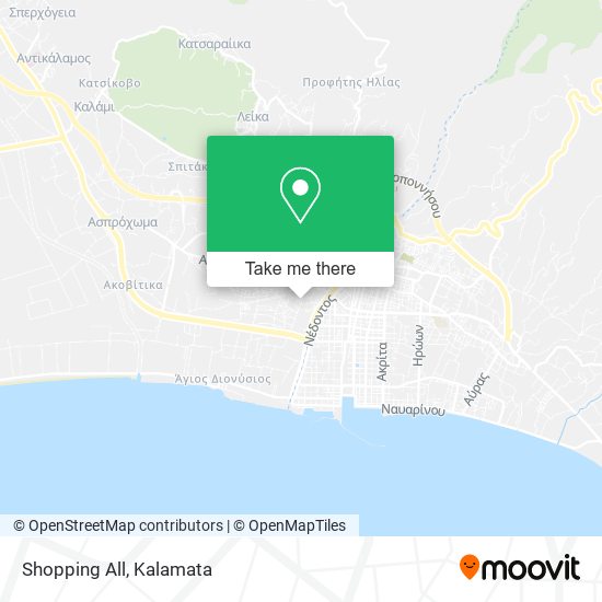 Shopping All map