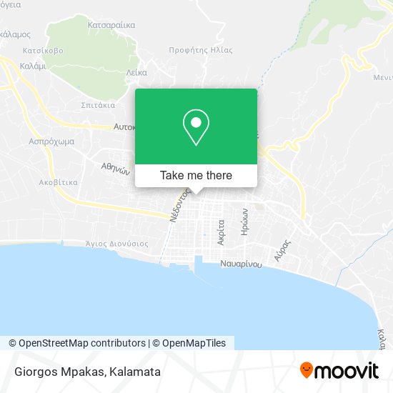 Giorgos Mpakas map