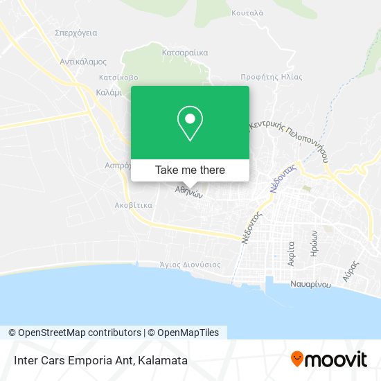 Inter Cars Emporia Ant map