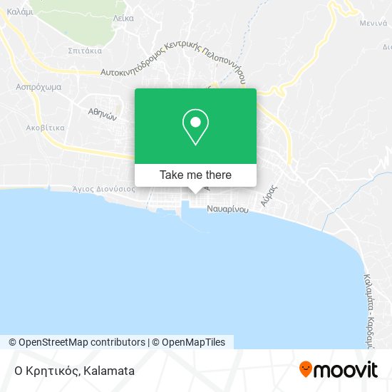 Ο Κρητικός map