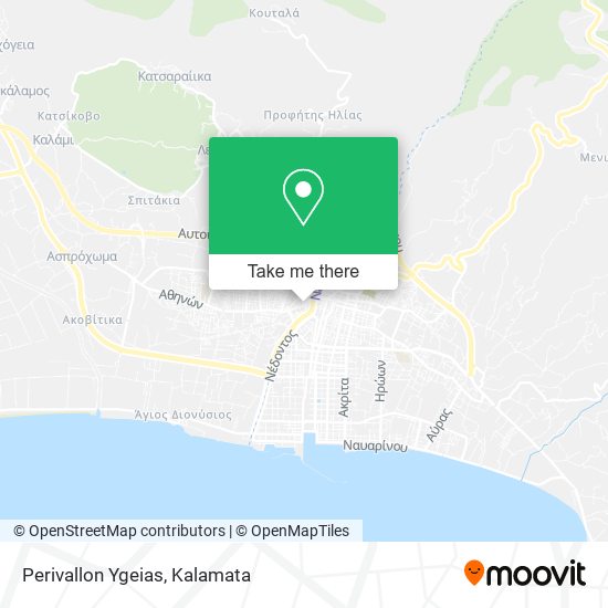Perivallon Ygeias map