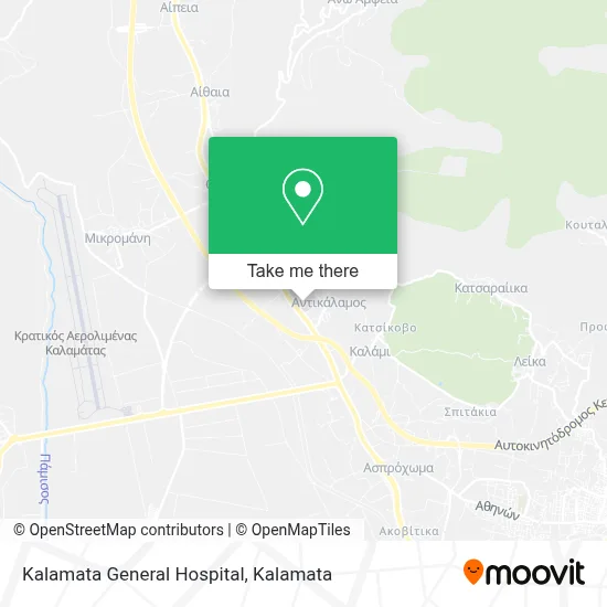 Kalamata General Hospital map