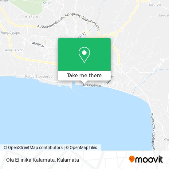 Ola Ellinika Kalamata map