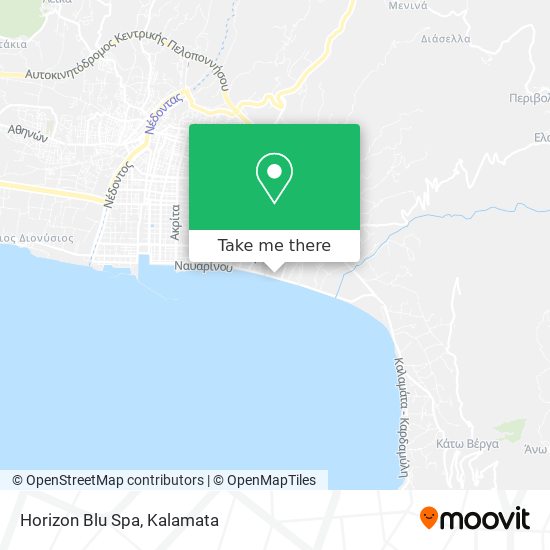 Horizon Blu Spa map