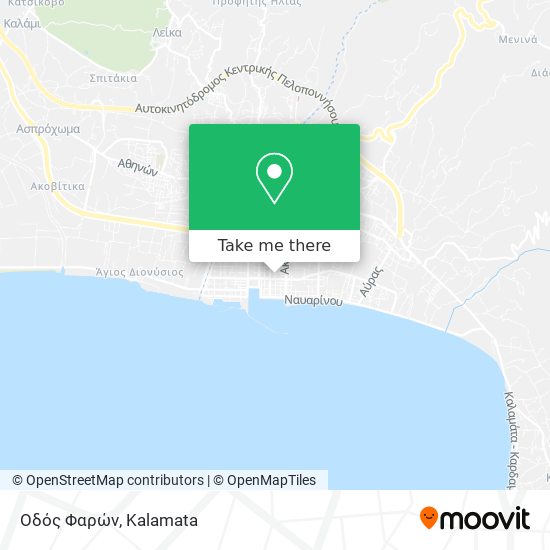 Οδός Φαρών map