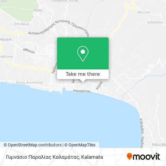 Γυμνάσιο Παραλίας Καλαμάτας map
