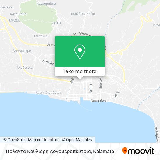Γιολαντα Κουλιερη Λογοθεραπευτρια map