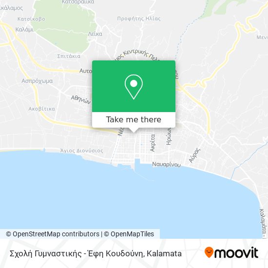 Σχολή Γυμναστικής - Έφη Κουδούνη map