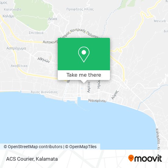 ACS Courier map