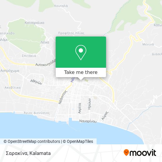 Σαρακίνα map