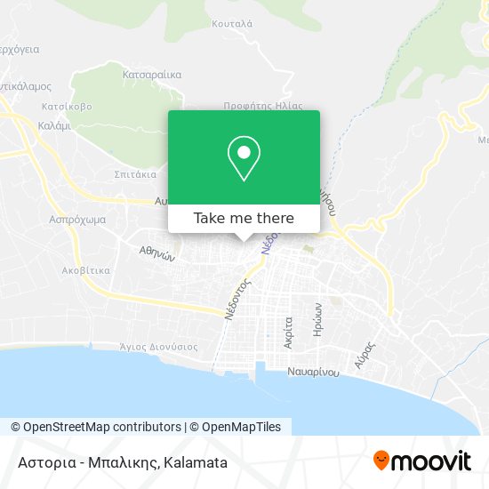 Αστορια - Μπαλικης map